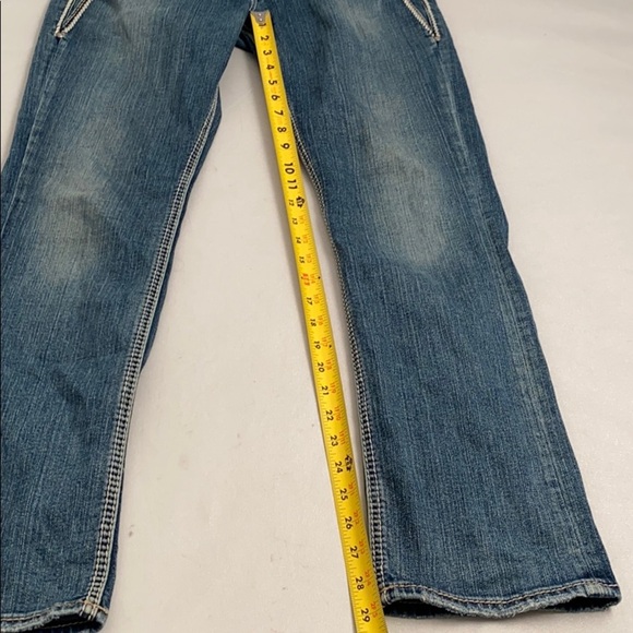 Silver Jeans Aiko Low Straight blue denim jeans 30 - Picture 11 of 14